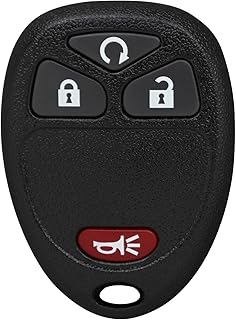 StandardAutoPart Keyless Entry Remote Key Fob Transmitter OUC60270 Compatible with Chevrolet Lucerne DTS Impala Escalade Equinox Suburban Tahoe Traverse Acadia Yukon Outlook (4 Button Remote Start)