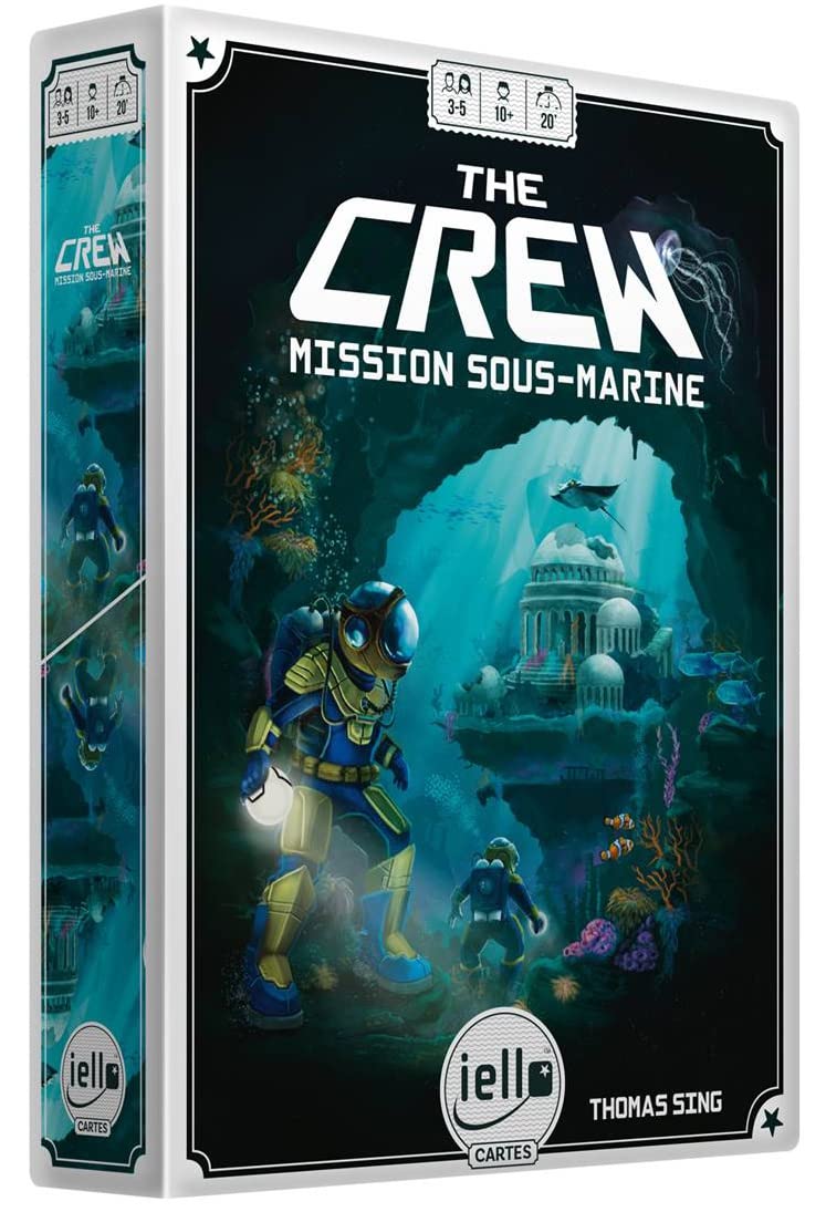 Lote The Crew + Misión Submarina + 1 Abrebotellas Blumie - Juego de Mesa Cooperativo - 3 a 5 Jugadores - A Partir de 10 Años