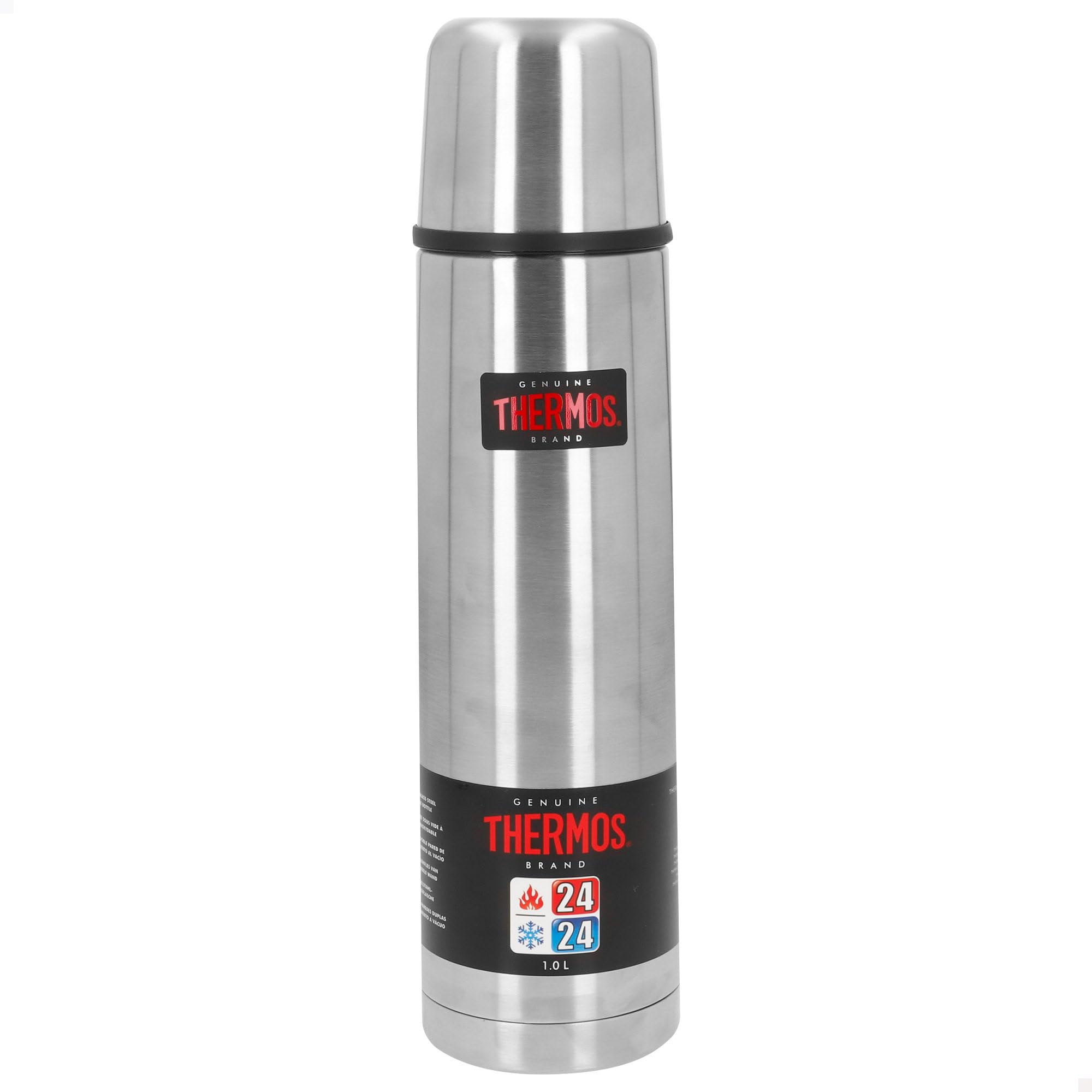 Thermos - Bouteille isotherme - Thermax - 1 Litre - Argent