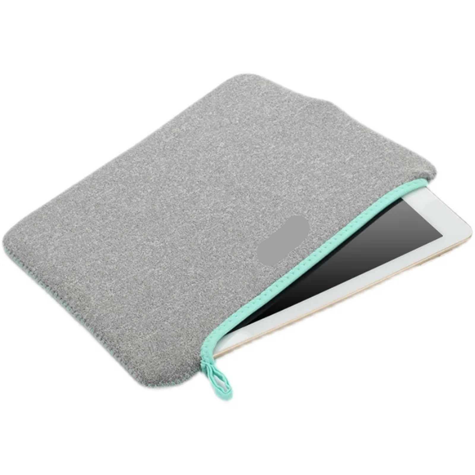 Bolsa Blanda De Tableta Funda for Tableta, Funda portátil for Tableta, Funda con Cremallera for tabletas, Funda a Prueba de Golpes, Funda for Bolsa(Orange and Grey,8 Inch)