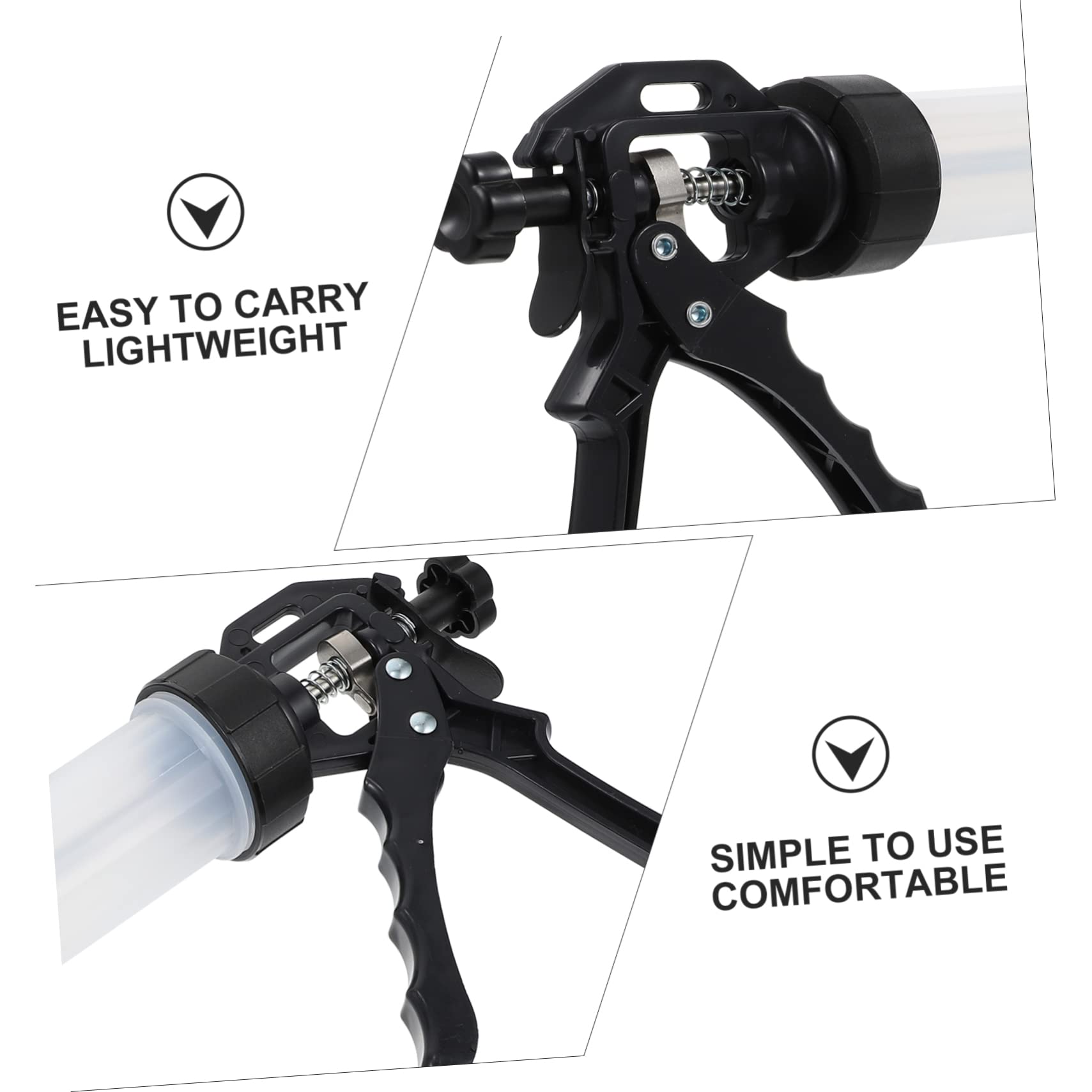 OFFSCH 1set Manual Sausage Stuffer and Filler Kit Multi-purpose Meat Filling Tool and Tubes for Home Sausage Making