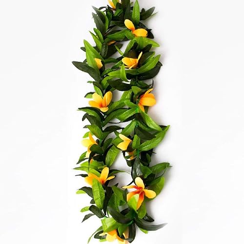 Miniatura 5 de 3 piezas hawaiano Luau Lei collar de flores tropicales guirnalda de baile para verano, playa, piscina, fiesta, suministros de recuerdos