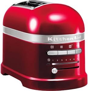 KitchenAid Artisan Double Wide Slot Bread Toaster – For Different Types of Bread – 7 Levels of Toasting – With Sandwich Ra…