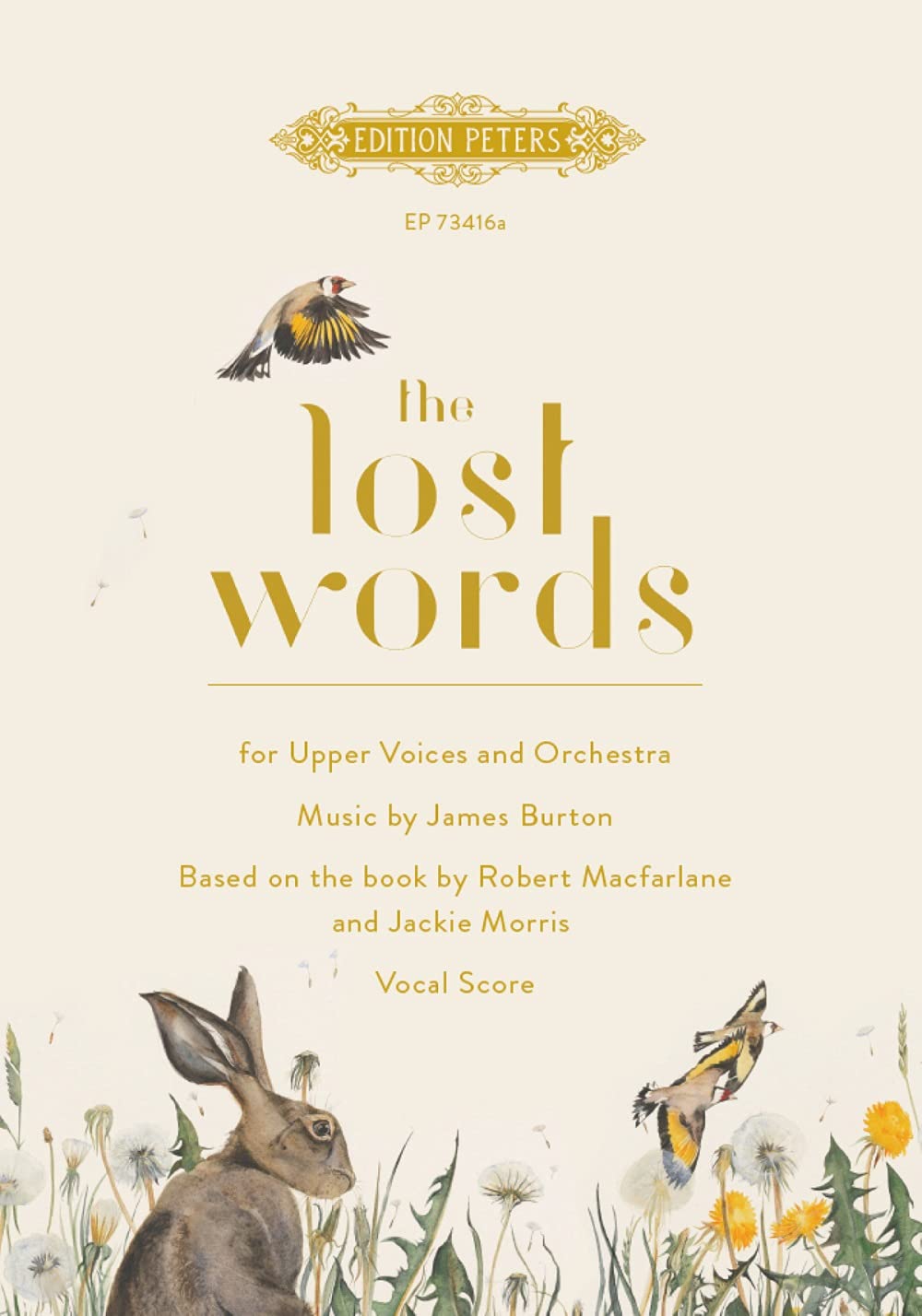 The Lost Words: For High Voices and Piano (or Orchestra)