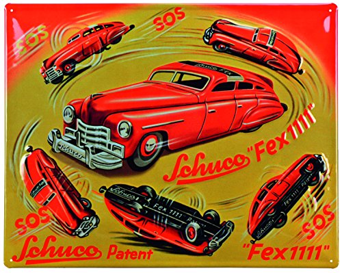 Preisvergleich Produktbild Schuco 450851900 - Blechschild Edition Nummer 4, FEX, Fahrzeug