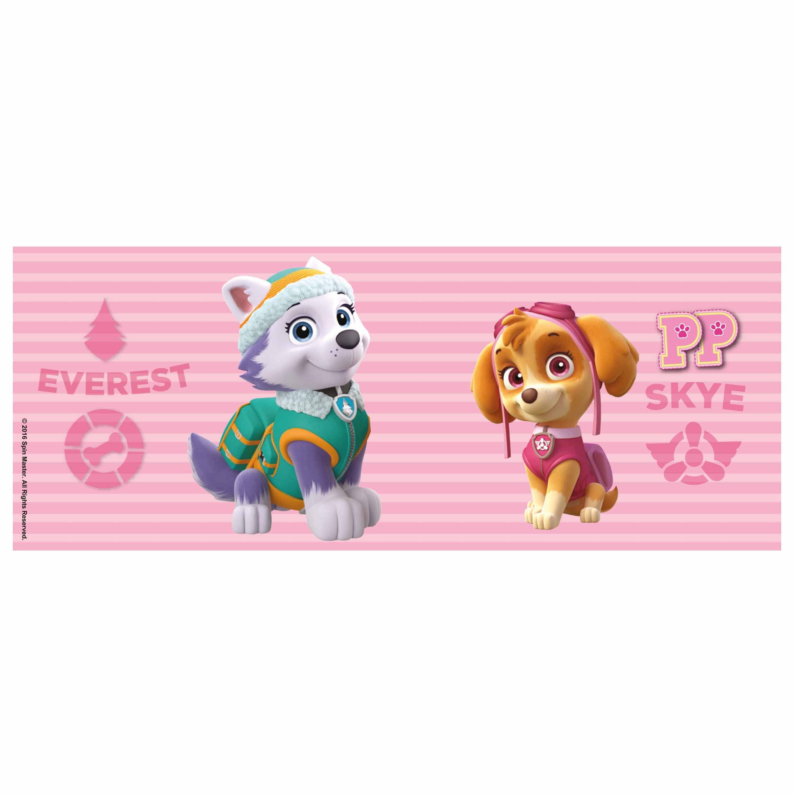 Set Petit-déjeuner Paw Patrol - Assiette, Bol Et Tasse - Skye, Everest Et Liberty - Lavable Au Lave-vaisselle