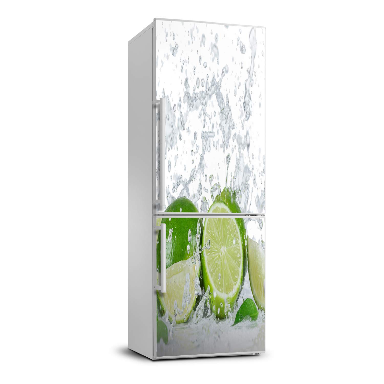 Pegantería de refrigerador Tulup color lima para decorar cocinas modernas y salas de estar