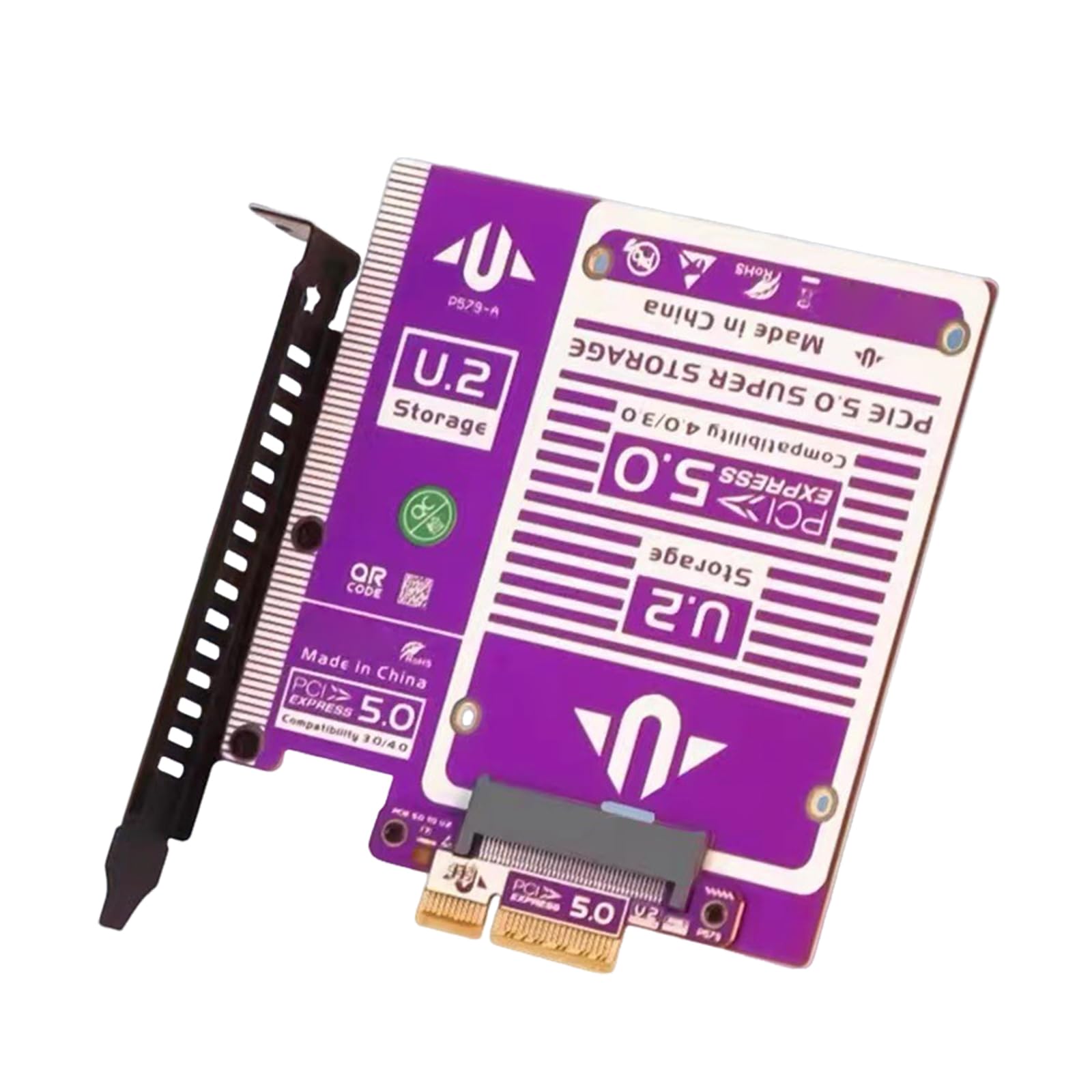 Scheda adattatore PCIe 5.0 4X U.2 Disk Multiple Drive con raffreddamento migliorato e design di inserimento verticale