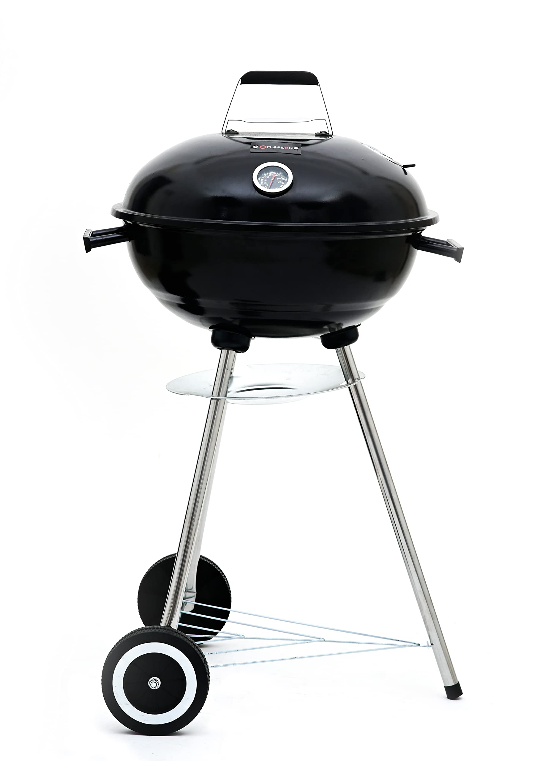 Flareon Roundhouse Tripod Barbeque BBQ Charcoal Briquettes Grill|Portable|On Wheels|, Free Standing (B07PSMR8LZ) Amazon Price History, Amazon Price Tracker
