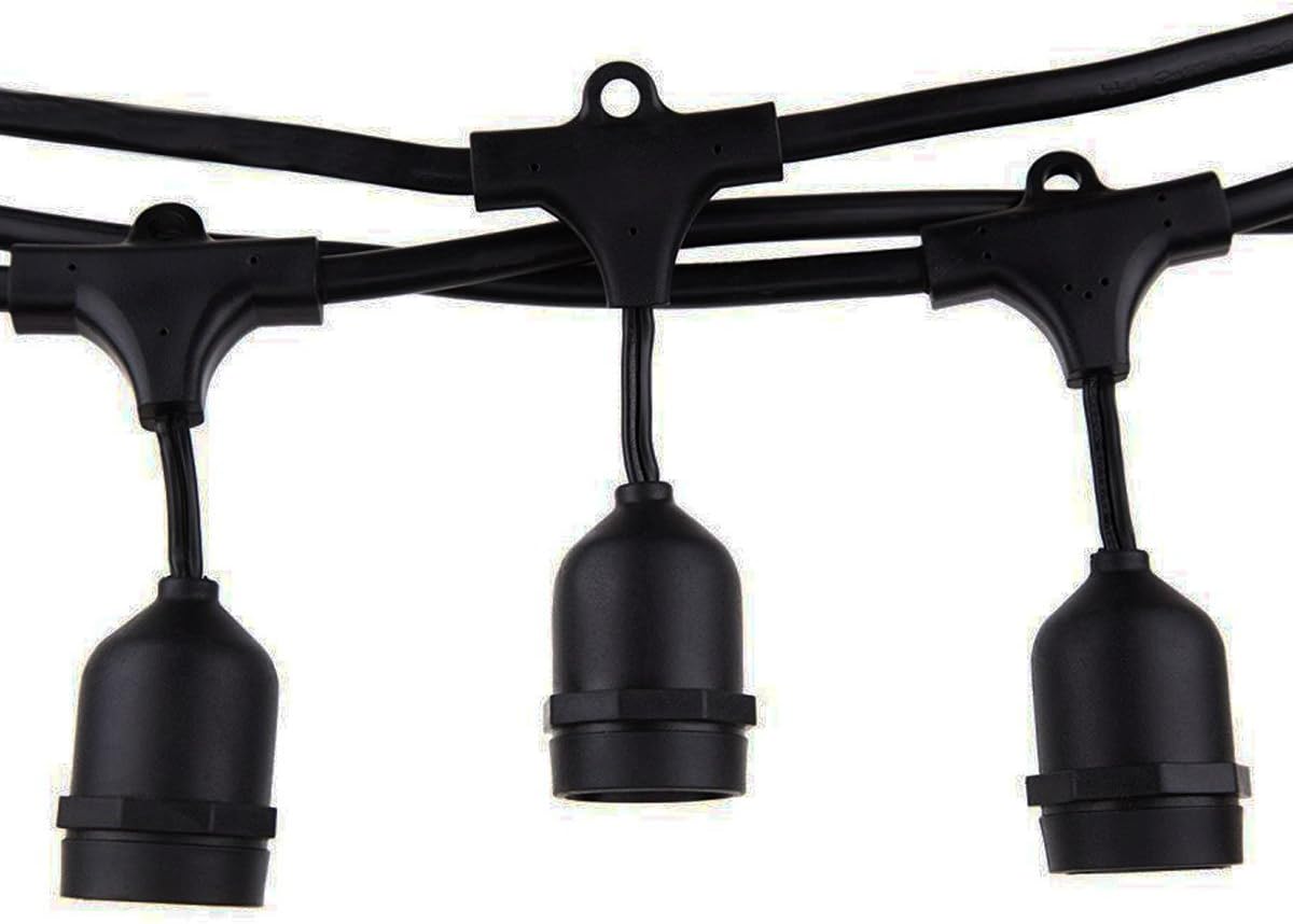 Big Sale Royal Designs – Premium Weatherproof Indoor/Outdoor String Lights for Yard Patio Garden Porch Wedding Party– 96-Foot Strand with 32 Sockets– Green Light Bulbs Included Super Deal Product Royal Designs – Premium Weatherproof Indoor/Outdoor String Lights for Yard Patio Garden Porch Wedding Party– 96-Foot Strand with 32 Sockets– Green Light Bulbs Included