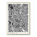 Puzzle da 1000 Pezzi per Adulti,Madrid City Map Puzzle di Legno, Sfida Cerebrale Giocattolo Puzzle per Bambini, Puzzle di Intelligenza Fai-da-Te Giochi Genitore-Bambino, Ottima Decorazione Murale Do
