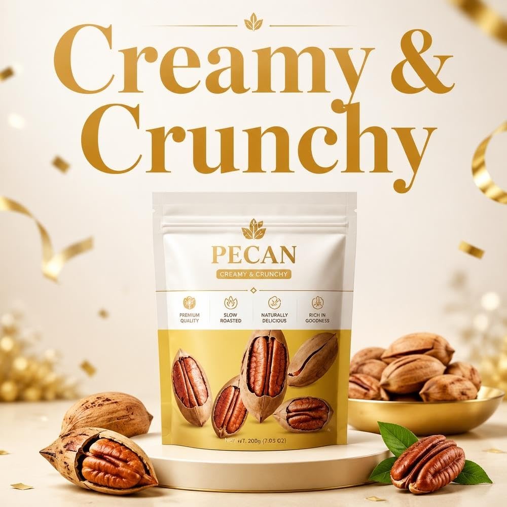 Noci pecan cremose 100 g x2 Snack con noci tostate