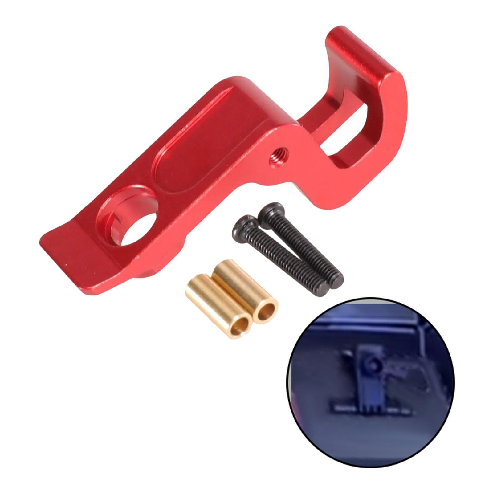 Garende Body Clips Retainer RC Car Body Shell Clip 1:16 Scale Metal Clip Multicolor Replaces Spare Parts for Car Truck RC on Road, Red