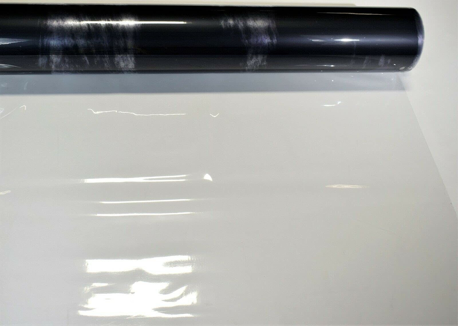 R&G Unlimited - Fabric 15 Yards - Clear Vinyl 16 Gauge Fabric Marine Boat Double Clear Polished 45' Foot Roll 54"W