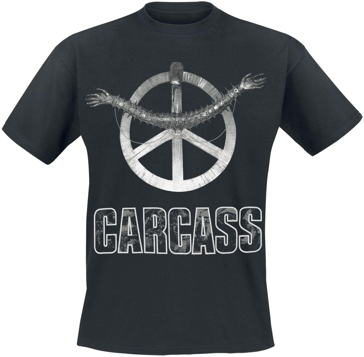 RAZAMATAZ Carcass 'Heartwork' Black T-Shirt, Black, L