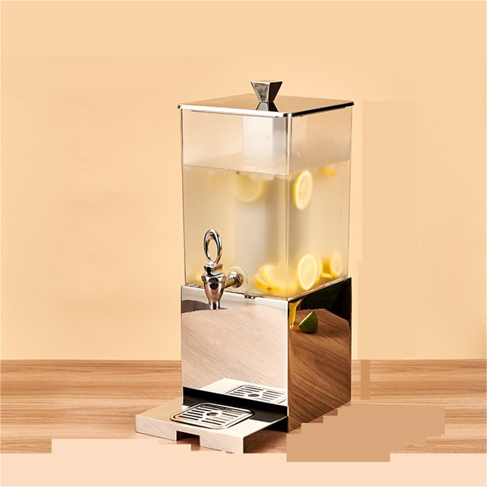 MYUYEE Juice Dispenser Drink Dispenser Beverage Dispensers With Stand And Ice Core – Cold Drink Server For Parties And Events Ice Chamber (Color1 10L)