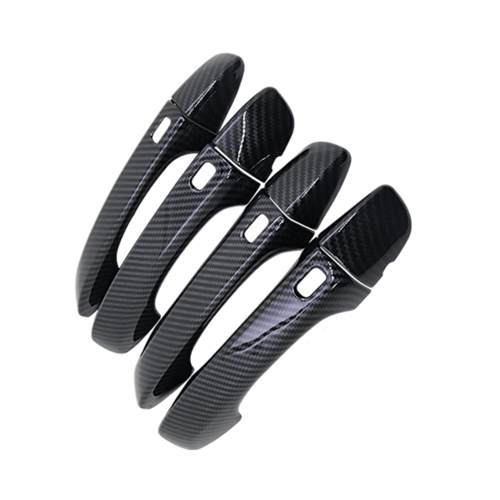 Autocollant poignée de porte carbone Touran MK2 accessoires protection VW