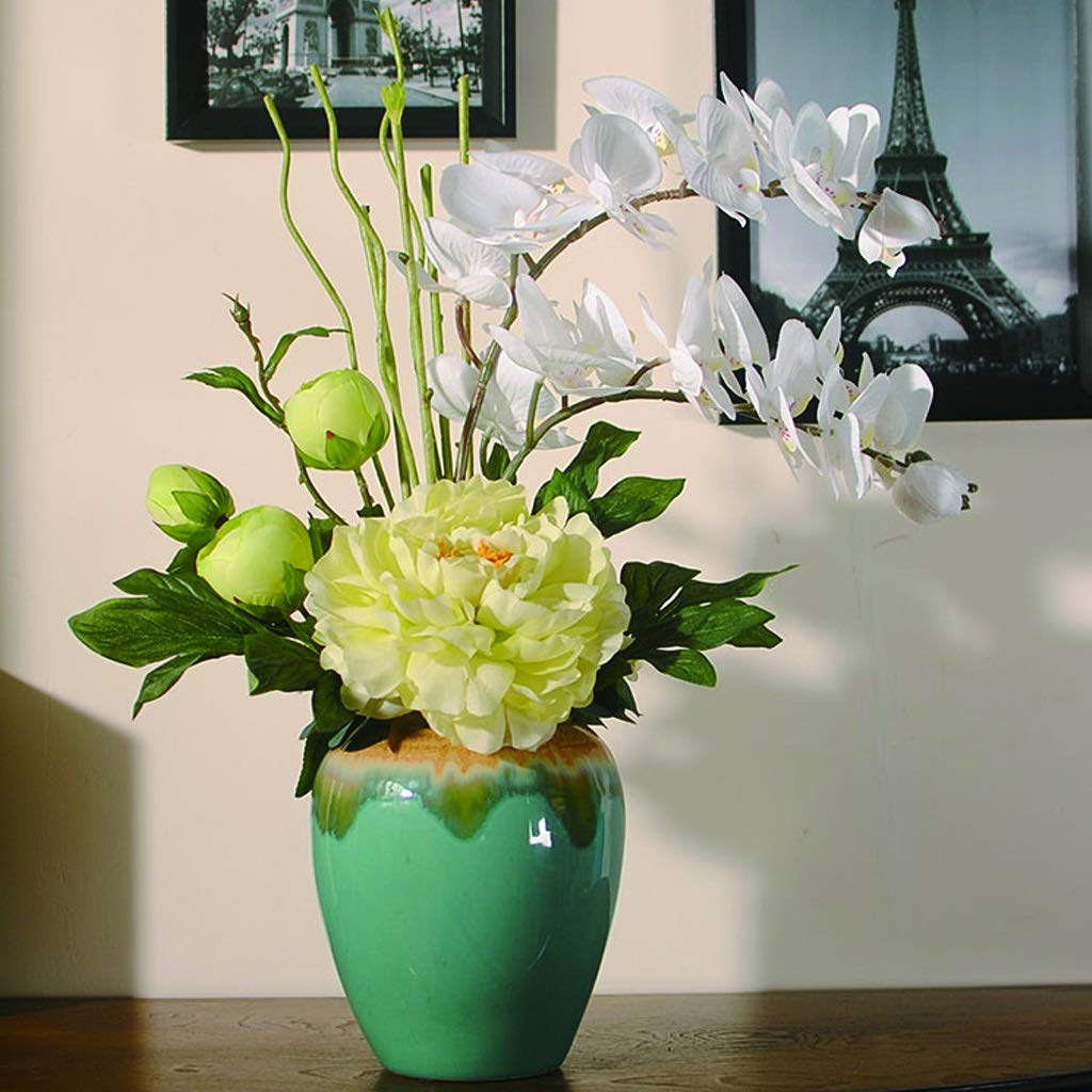 Künstlicher Blumen-Simulations-Phalaenopsis-Pfingstrosen-Bonsai-Blumenstrauß Wird in Wohnzimmer-Hotelpartys verwendet, um Seidenblumen-Kunstblumen-Bonsai