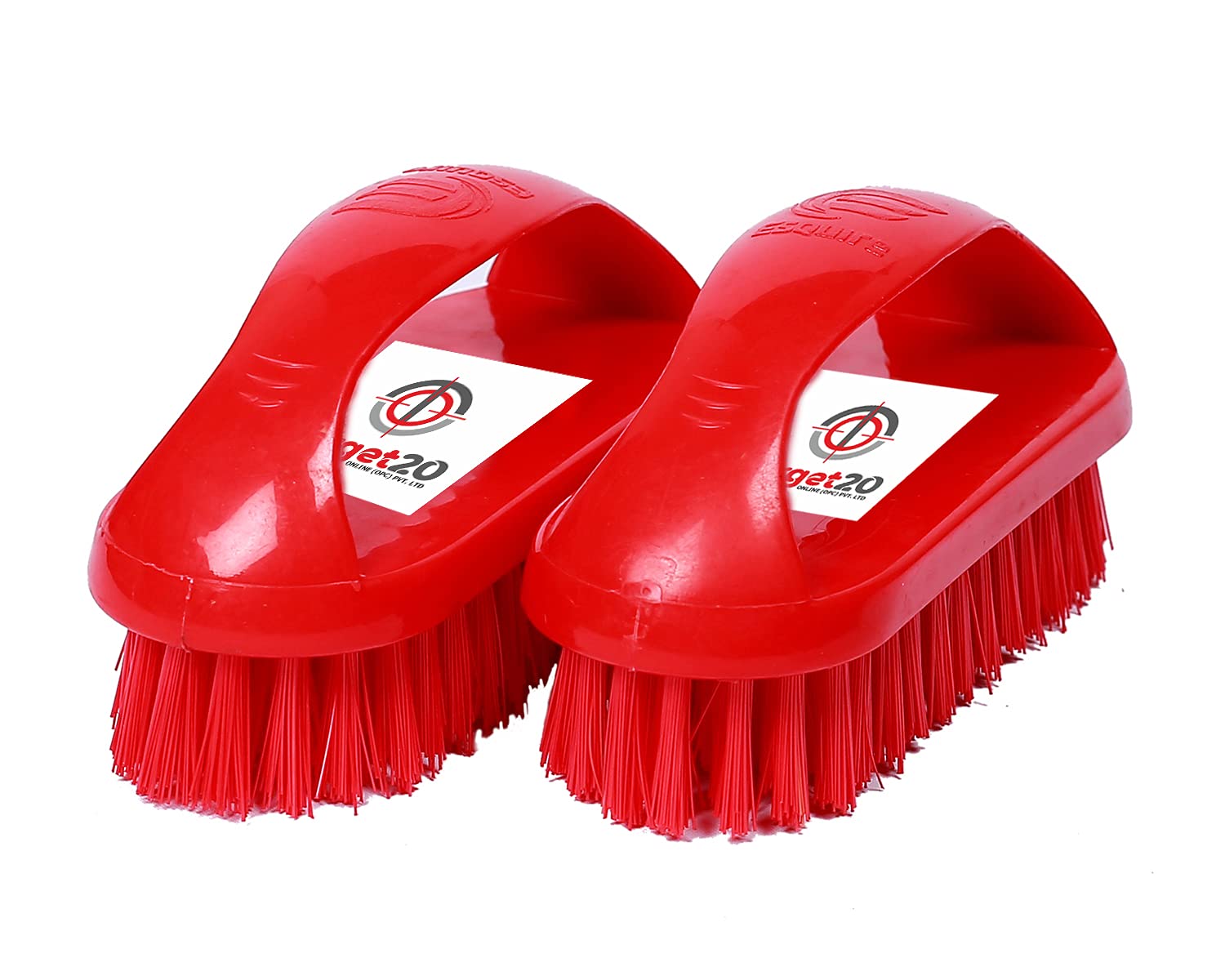 Target20 Cloth Washing Laundry Scrub Semi Hard Bristle Plastic Brush with Handle for Household Cleaning - Pack of 2 (Multicolor) 12x7x13cm (B09F9MRGM8) Amazon Price History, Amazon Price Tracker