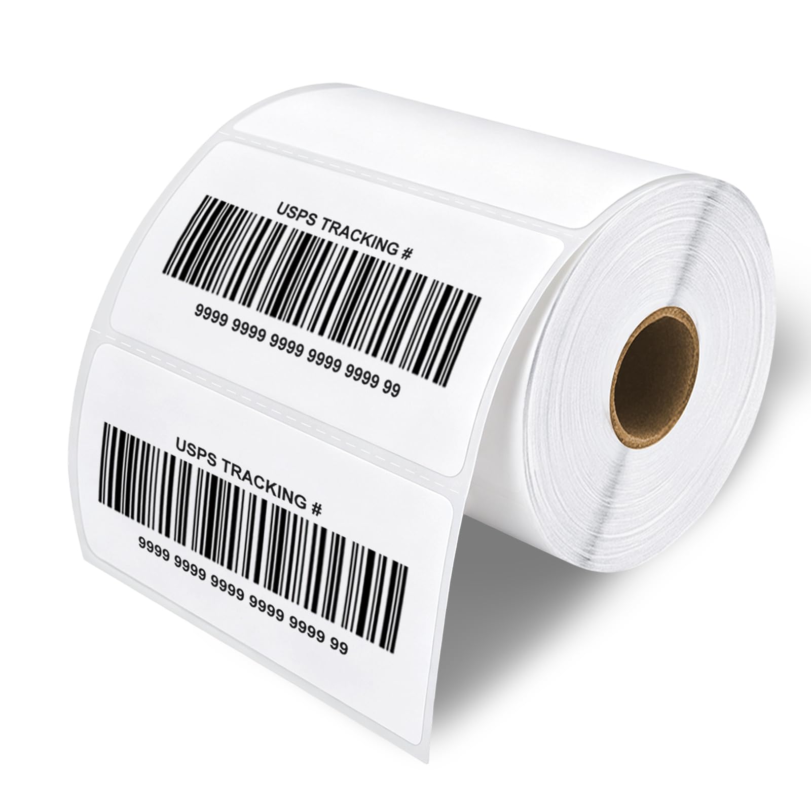 ESSENTIAL Etichette per codici a barre termici diretti da 4 "x 2", etichette per la spedizione, impermeabili e resistenti ai graffi, 750 etichette di rotolo (1 rotolo)