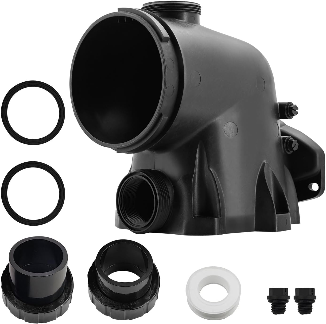 SPX3200A Pool Pump Housing with Drain Plugs Replacement for Hayward TriStar Pumps VS SP3200VSP SP3200EE SP3200X SP3600 Series, Housing Pump Body Fits for Hayward EcoStar SP3400VSP Pump