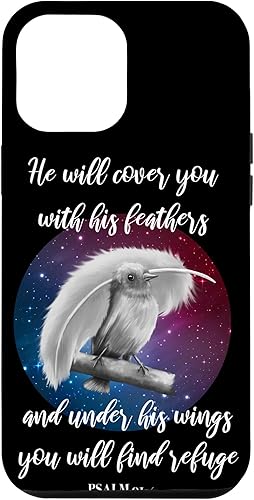 Vista 70 de iPhone 11 Pro He Will Cover You With His Feathers Bible Verse Salmo 91:4