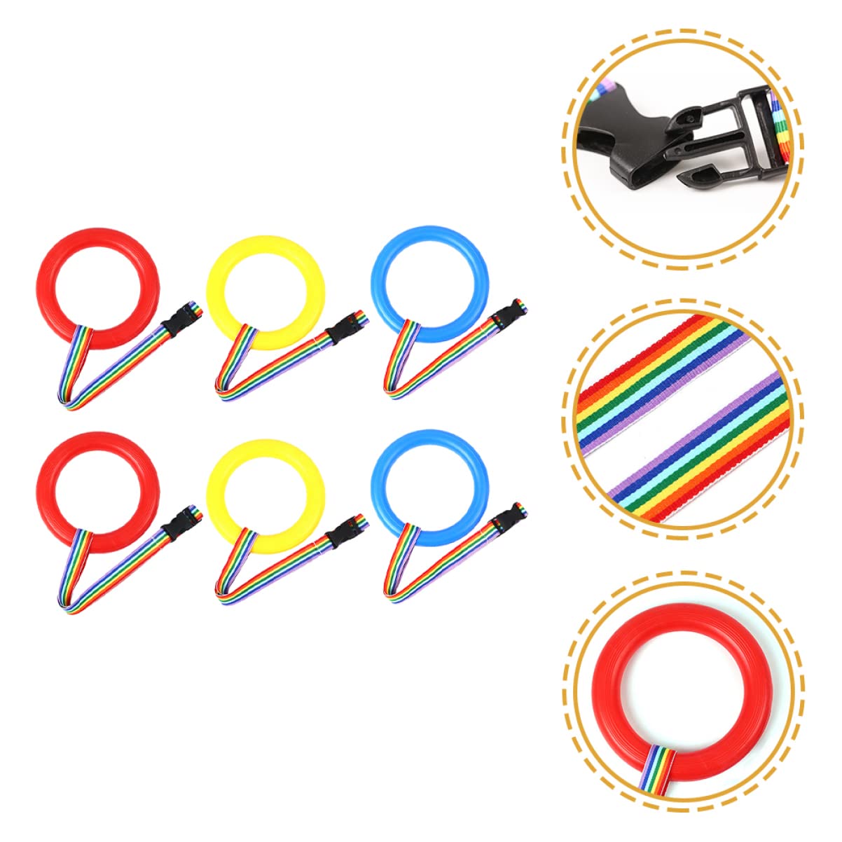 Toddmomy 30 pcs Walking Rope Preschool Walking Rope Kindergarten Walking Rope Preschool line Rope Kids Handles Safety