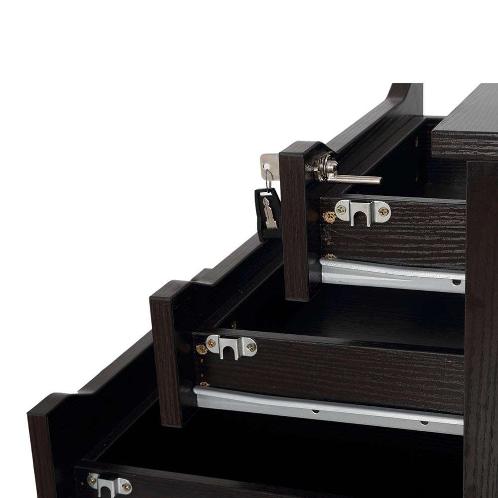 Amazon.co.jp: ROZI デスクワゴン サイドワゴン オフィスワゴン 袖机