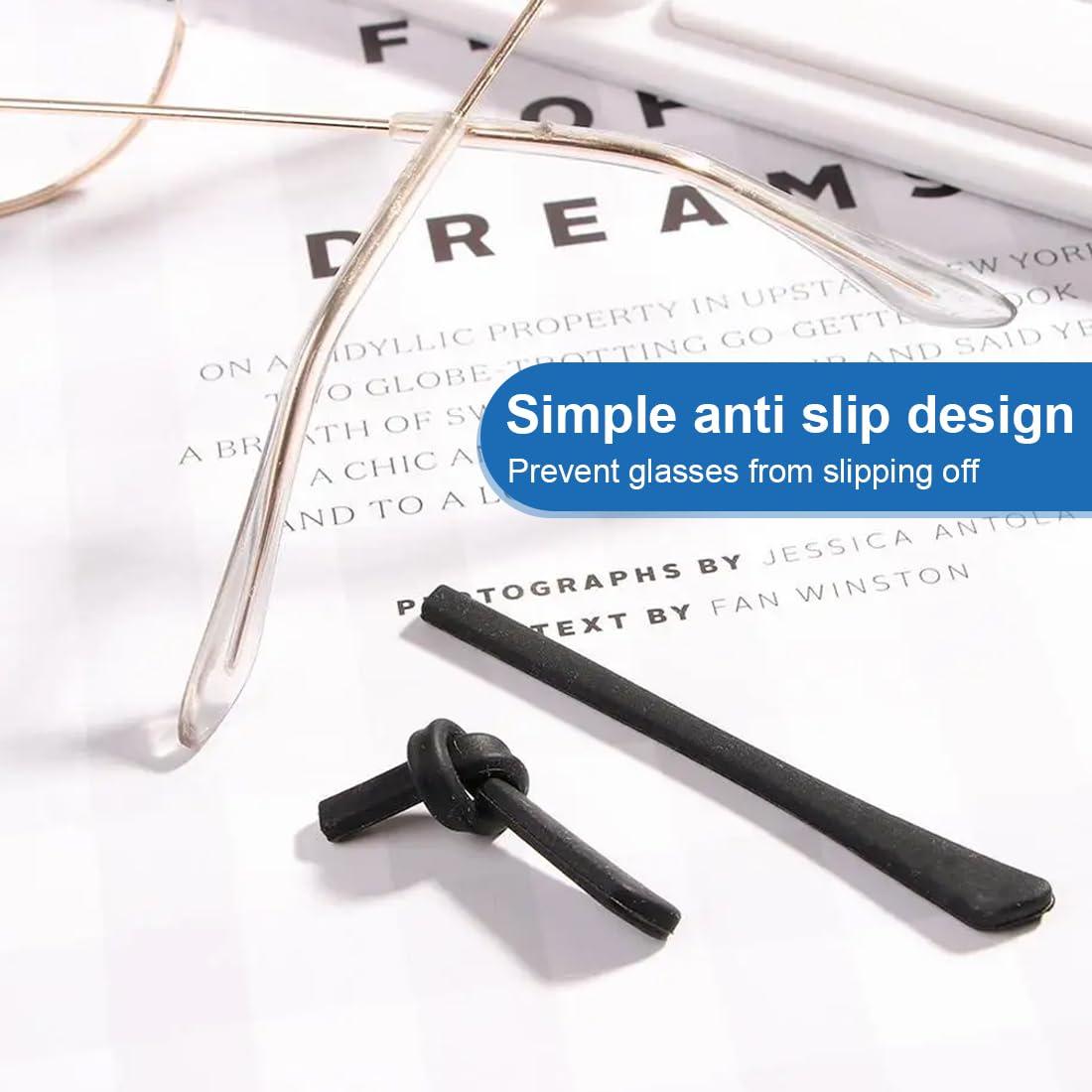 10 Paia Di Copri-stanghette In Silicone Antiscivolo – Foro Da 1 Mm, Morbidi E Decorativi Per Occhiali