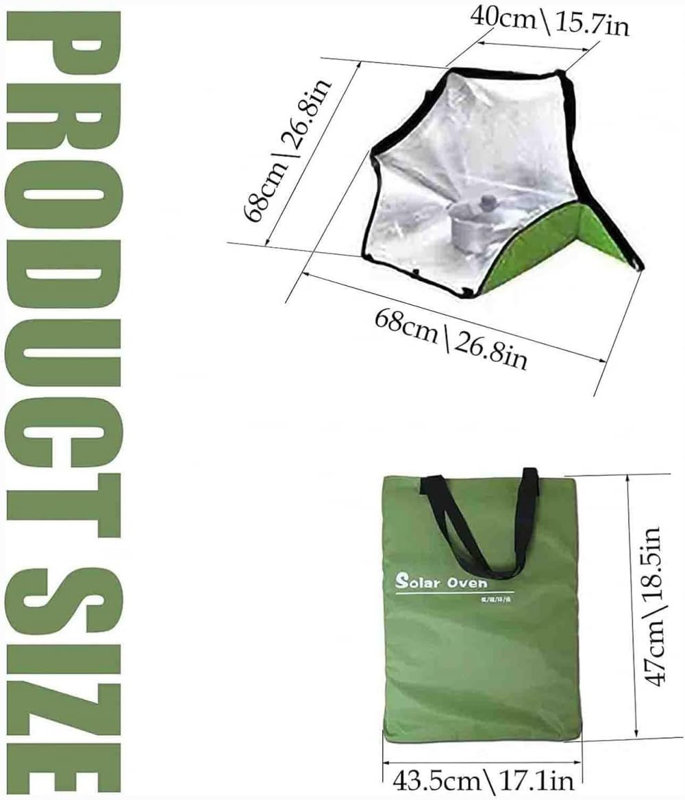Four Sac De Four Solaire, Cuisinière Solaire Extérieure Portable Et Four De Camping,Outil d'urgence pour La Cuisson Solaire - Sac De Four Et Kit De Four Hollandais