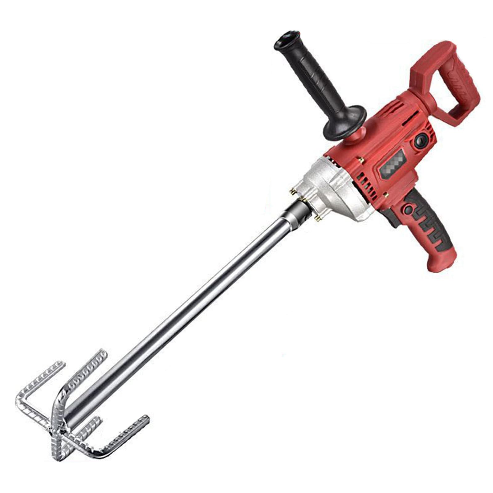 Mezclador de alta potencia para masilla, polvo, cemento, revestimiento, pintura, mezcla de taladro, 3600 W, 60 cm, multifuncional