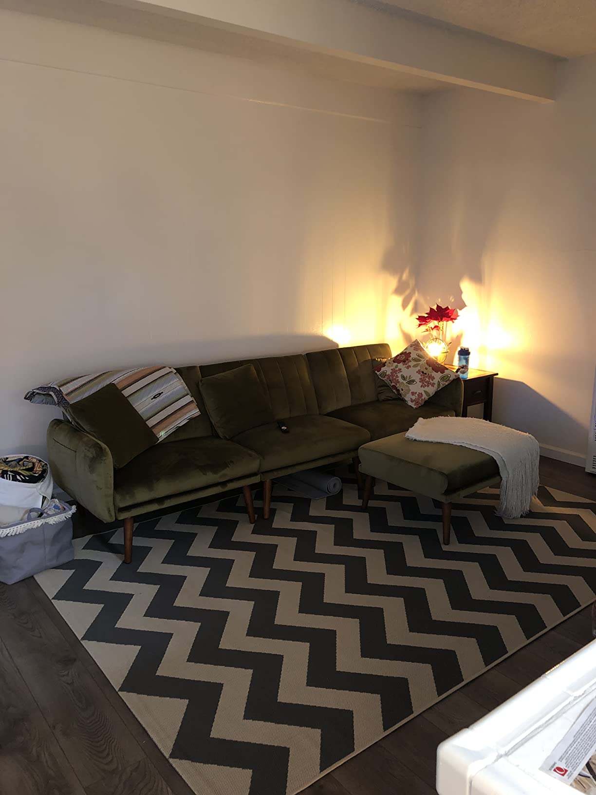 19/mo Finance NOBLEMOOD Sleeper Sectional Sofa Couch for Living Room