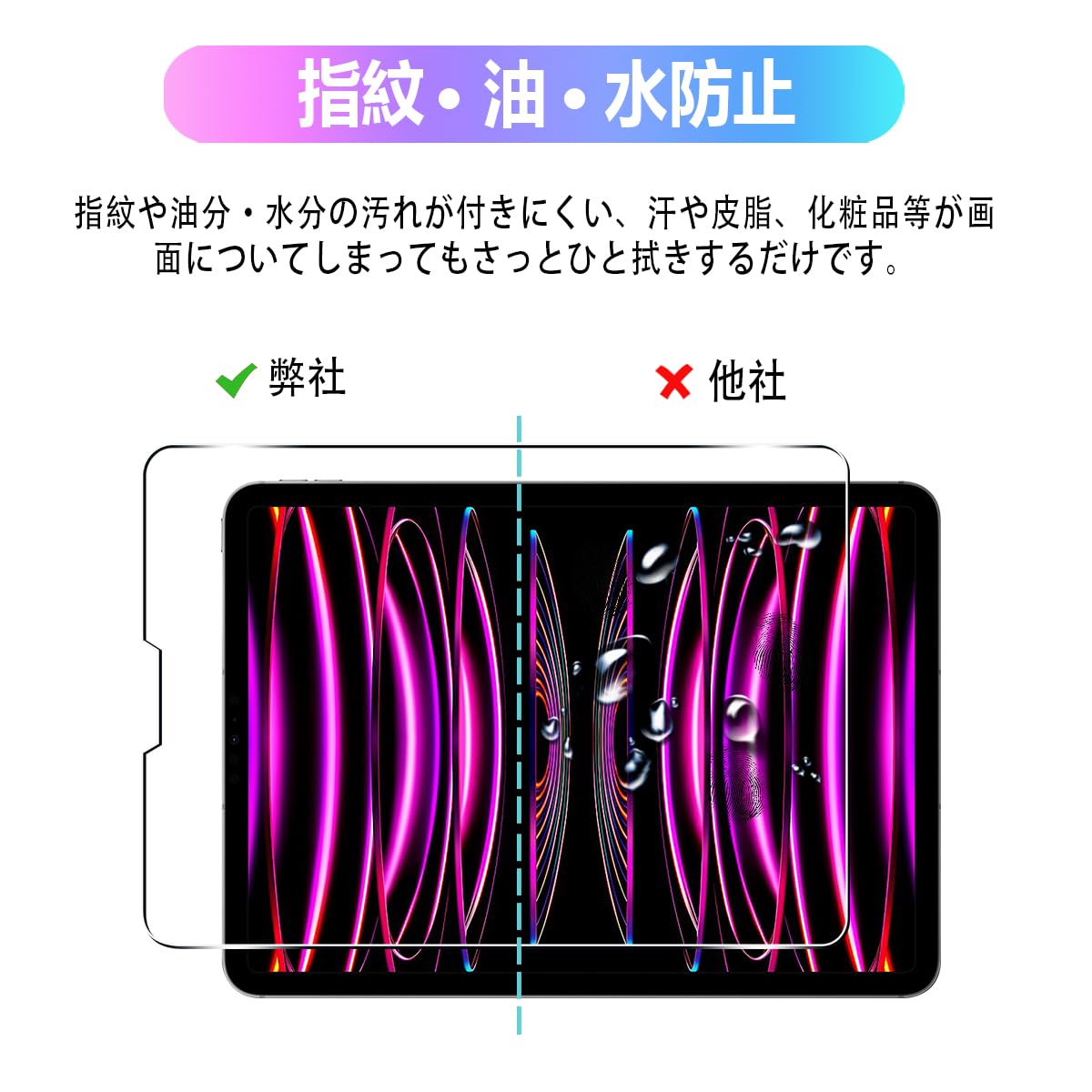 Amazon.co.jp: 【2+2枚セット】対応 iPad Pro 11インチ(2022/2021/2020