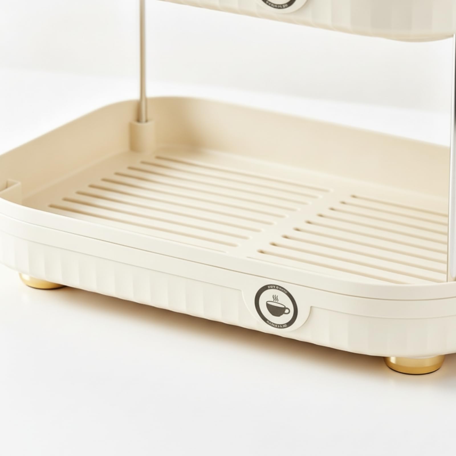 Portaoggetti per Neonatale Portabottiglie Scolaposate Organizer Asciuga Contenitore con Coperchio Trasparente con Ventilazione E Base Stabile in, Size to 2