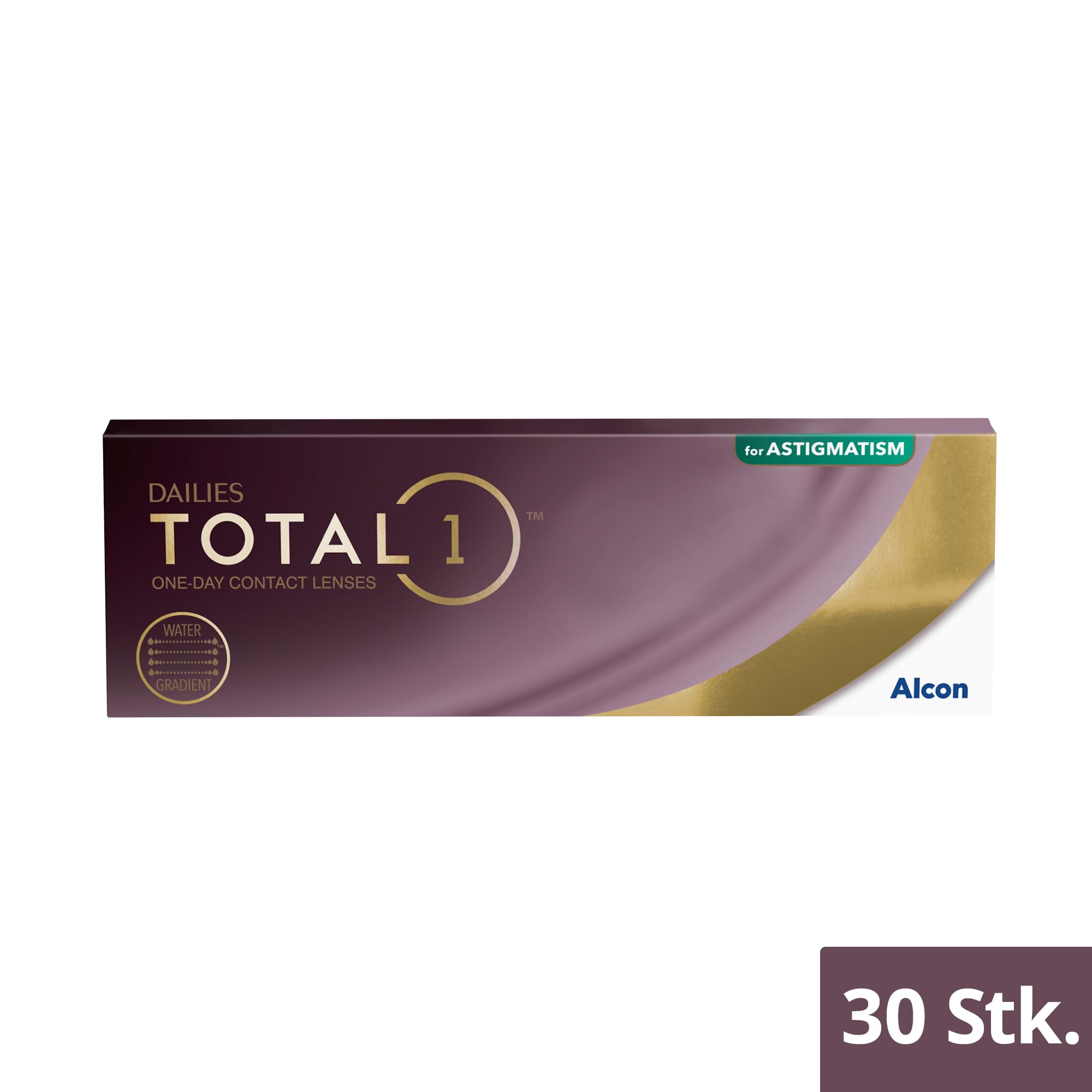 Dailies Total1 for Astigmatism | 30 Stk | CYL 0.75 | ACHSE 90 | -03.00 dpt