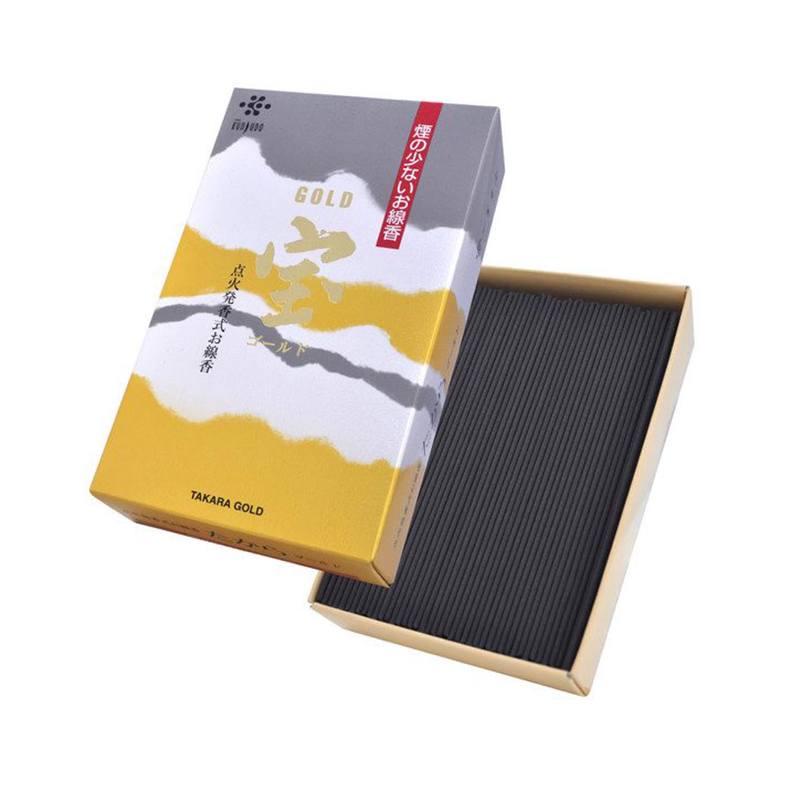 KUNJUDO | Incienso Takara Gold, Varillas de Incienso Natural Japonés, Perfume de Tuberose, Aproximadamente 360 Unidades