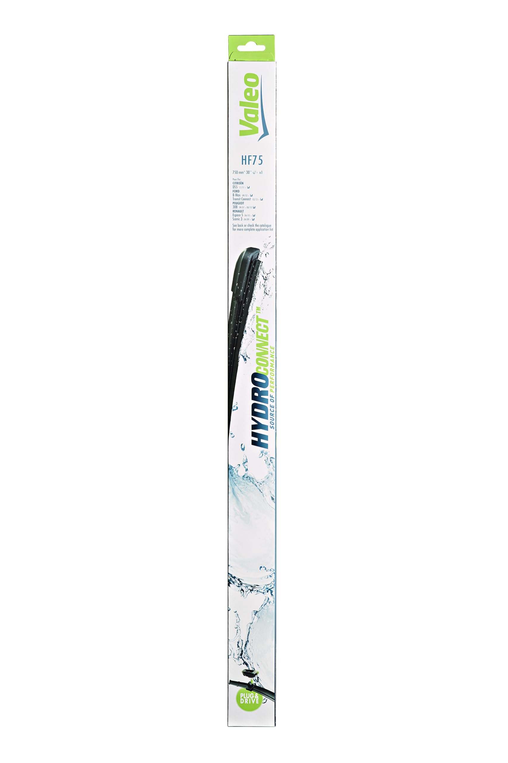 Balai essuie-glace Valeo Hydroconnect HF70 700 mm pour rouler sereinement sous la pluie