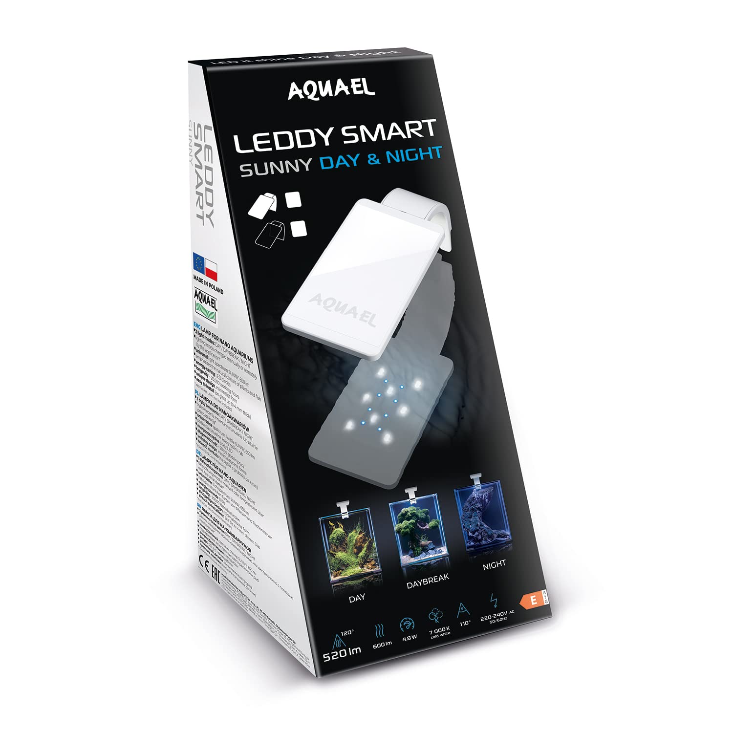 Aquael LEDDY SMART 4,8W SUNNY D&N BIAŁY