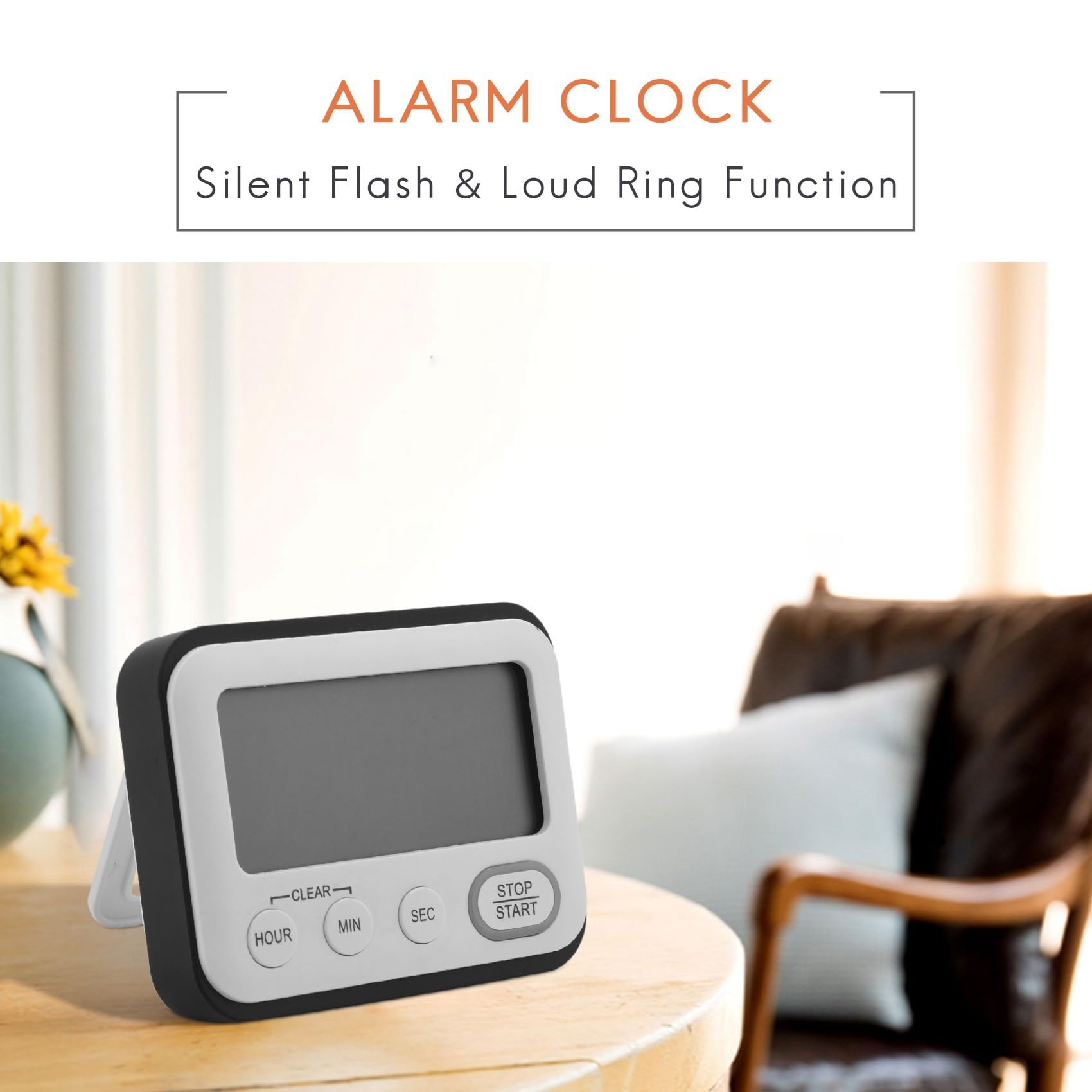 6X Timer per Il Conto alla Rovescia della Cucina Digitale: Insegnanti Contatore di Classe Grande LCD Forte Clip Magnetica Bambini Orologio Semplice Mini Piccolo Cronometro