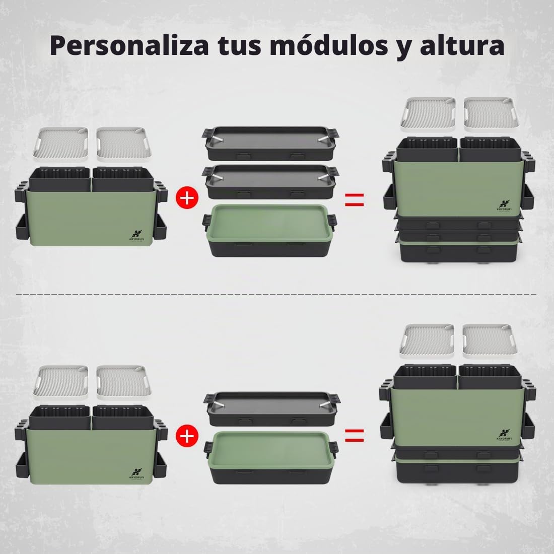Estación de pintura modular portátil todo en uno con limpiador de pinceles y soportes, bandeja de paleta de pintura húmeda con tapa para pintura en miniatura y pinturas acrílicas (Ultra Set)