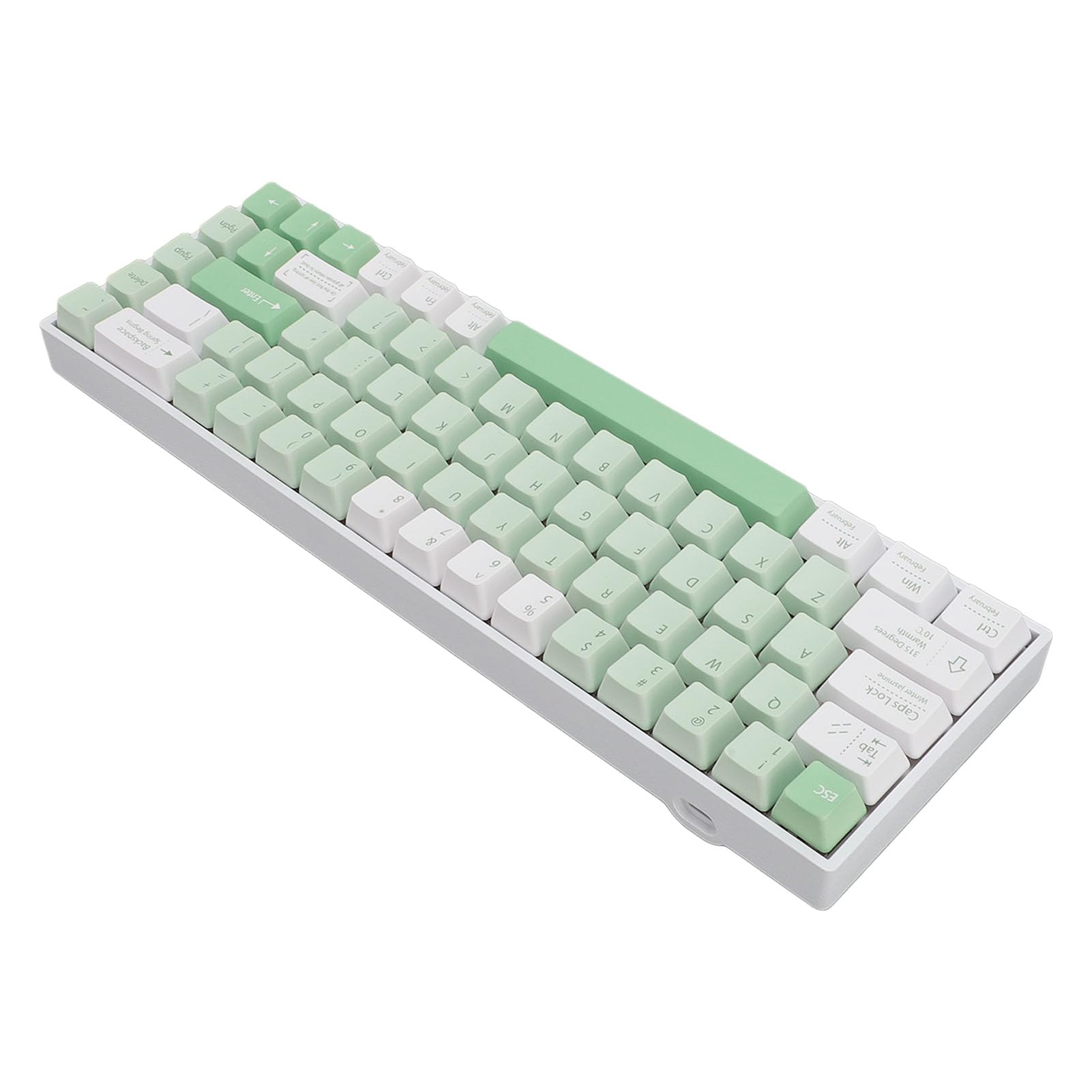 Sxhlseller Tastiera Meccanica a 68 Tasti, Tastiera da Gioco Wireless Bluetooth 3.0 5.0 Tipo C Cablata RGB Retroilluminata Al 60% con Interruttore Blu e Batteria Al Litio da 3000 MAh