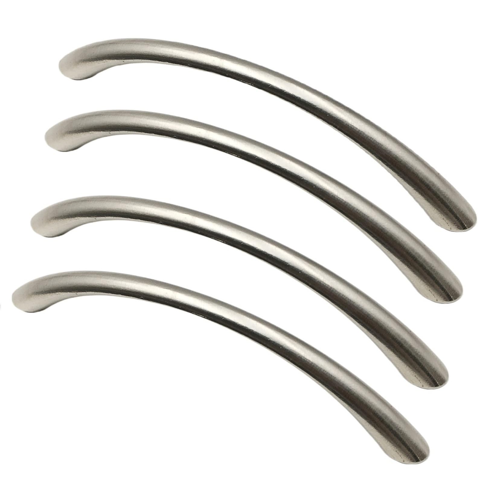 Paquete de 4 tiradores dorados cepillados para cajones de cocina, 64/96/128 mm, accesorios de armario y baño, accesorios modernos para muebles, fácil instalación