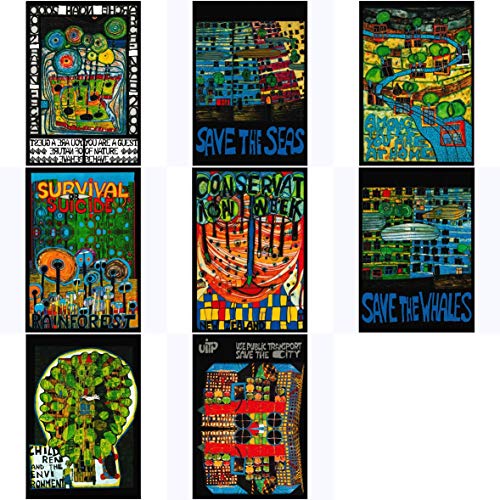 Kunstkarten-Set Friedensreich Hundertwasser