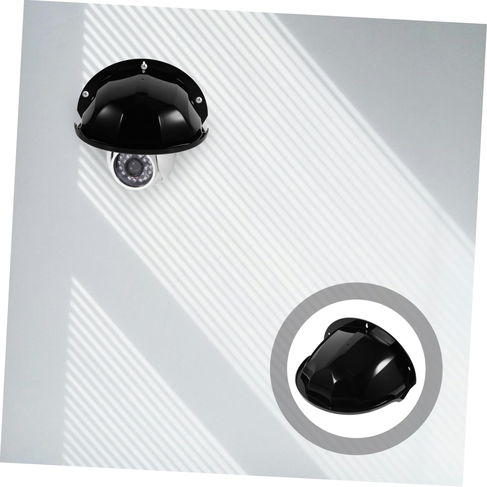 VICASKY Copertura per Fotocamera Resistente alle Intemperie 2 Pezzi in Abs Leggero Nero per Protezione Esterna e Riparo Dalla Pioggia