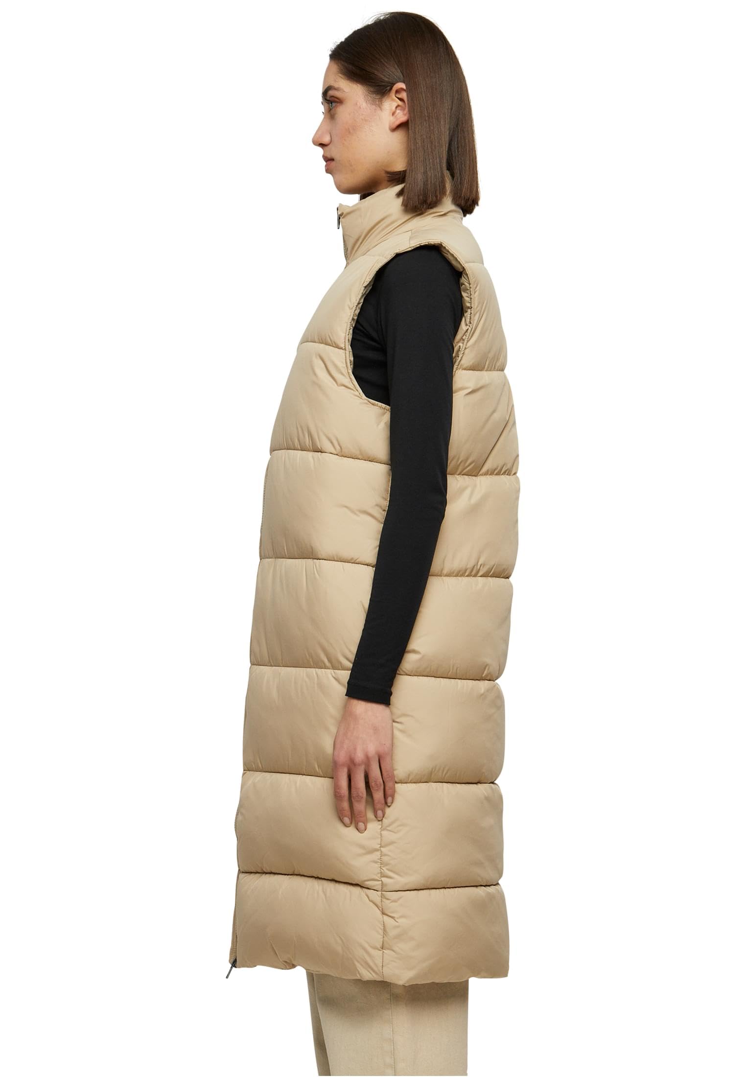 Urban Classics Damen Ladies Long Puffer Vest