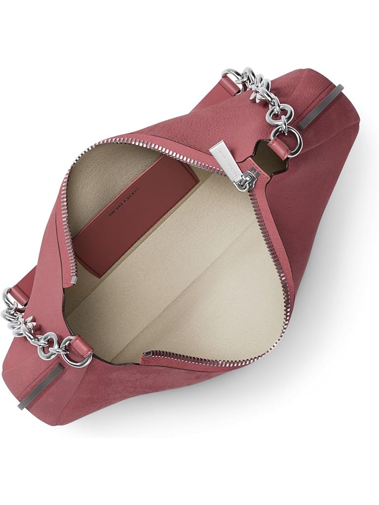 Red Michael Kors Nolita Medium Chain Pouchette