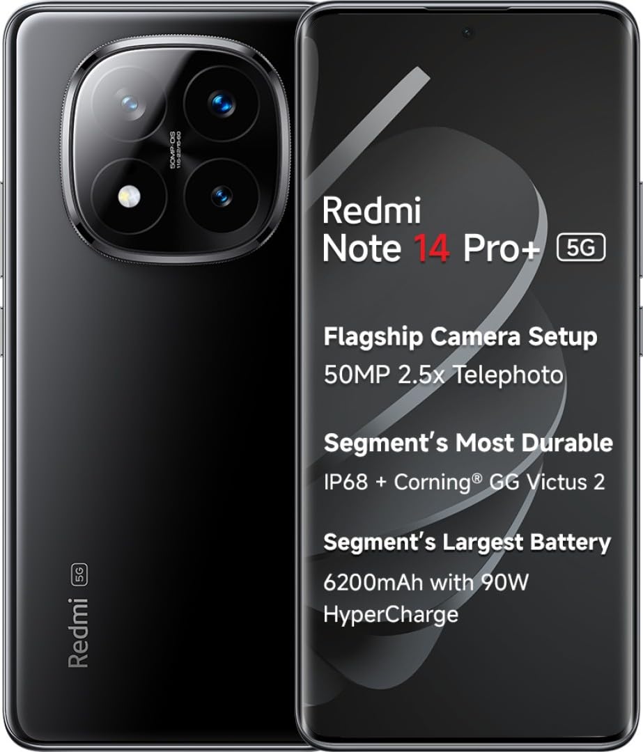 Redmi Note 14 Pro+ 5G (Titan Black, 8GB RAM+ 256GB Storage) | Snapdragon 7s Gen 3 Processor | AMOLED Display | Dual Nano-SIM | 6200mAh Battery-image-41