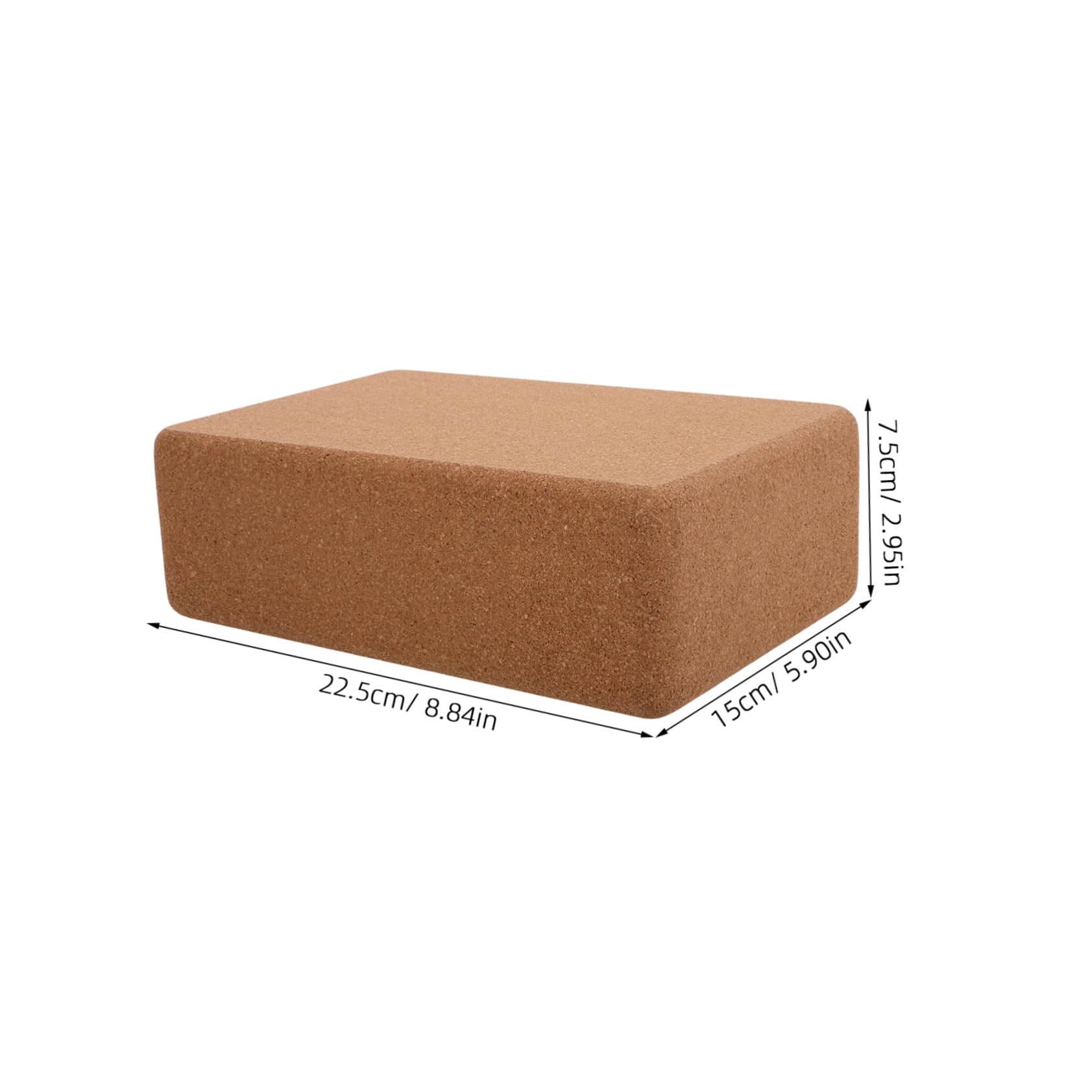 FOYTOKI Cork Yoga Block Non-slip Surface Ideal for Kids Dance Fitness Squat Yoga Set Enhance Stability Flexibility