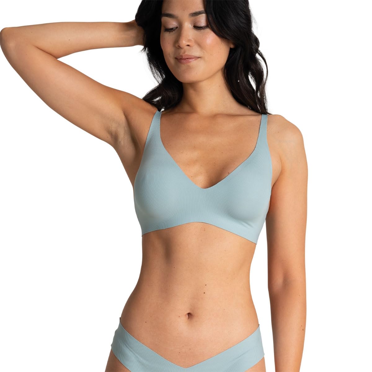 Athena Women's Essentiel Bra, BLEU Beton,