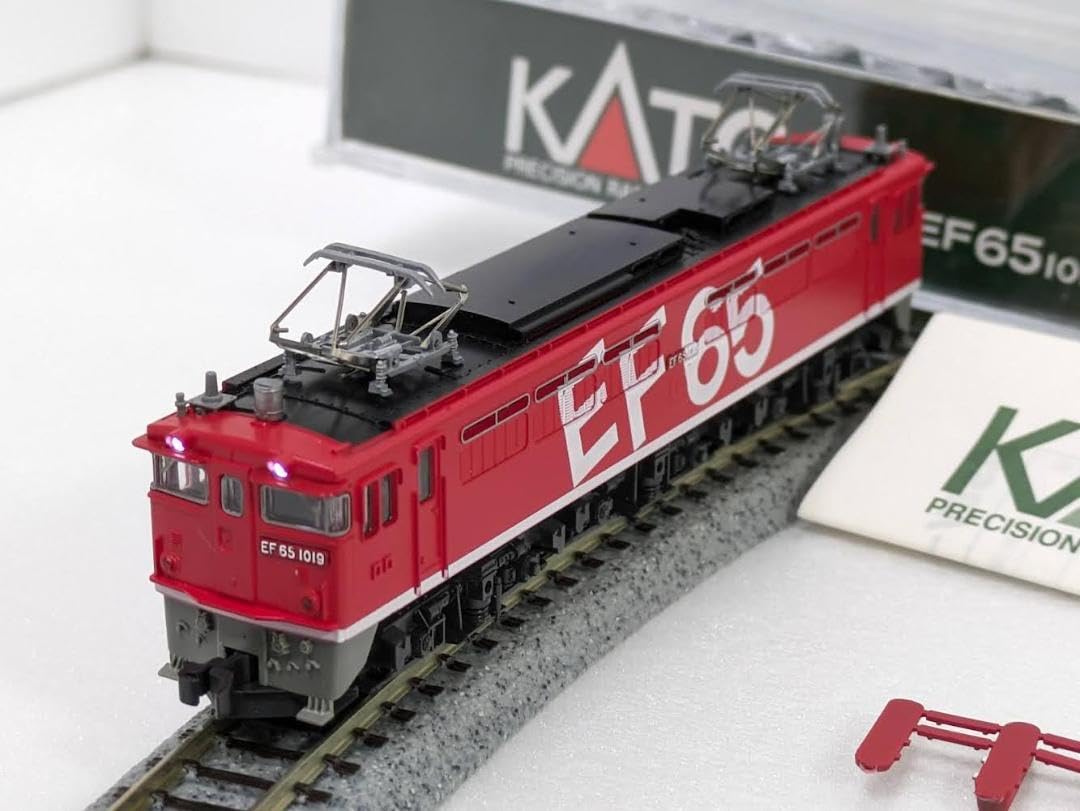 KATO 3019-2 EF65 レインボー塗装 Amazon.co.jp: KATO EF65 1019 レインボー塗装 3019-2 接点磨き済み ①